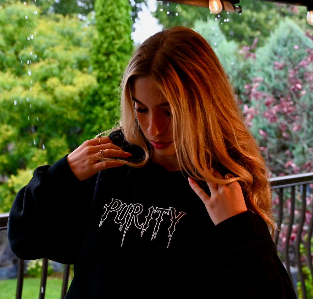 201 - Hoodie Purity Noir