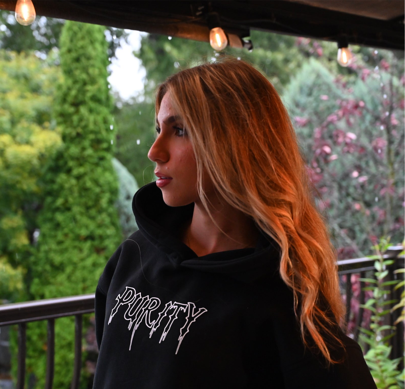 201 - Hoodie Purity Noir