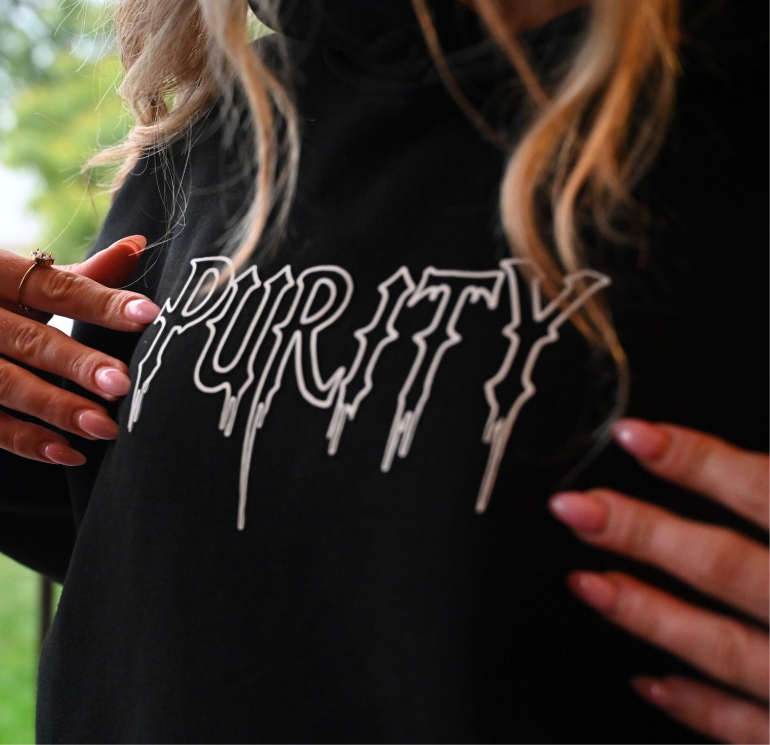 201 - Hoodie Purity Noir