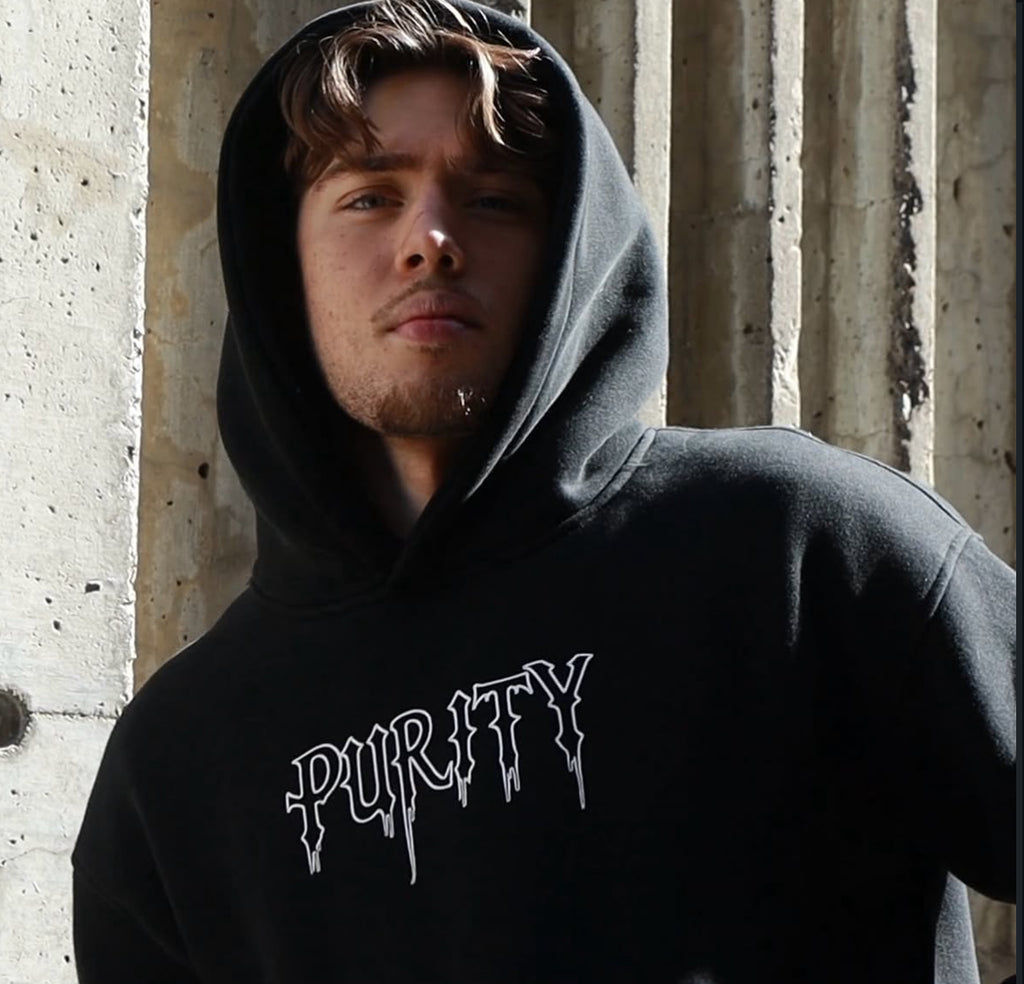 201 - Hoodie Purity Noir