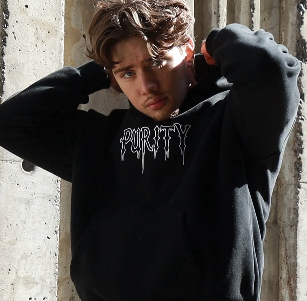 201 - Hoodie Purity Noir